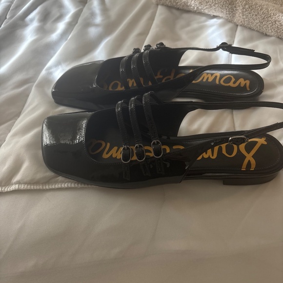 Sam Edelman black stray flats New without box size 9 - Picture 3 of 8